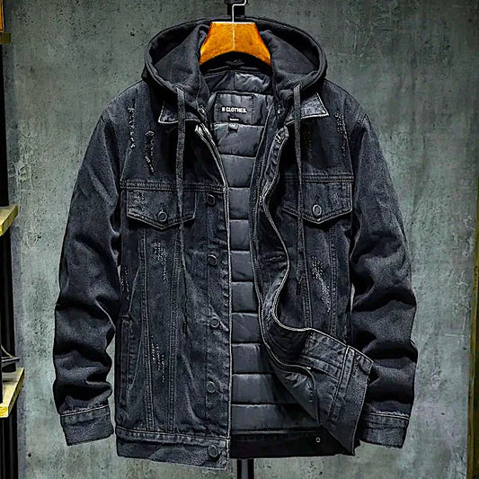 Tobias – Cappotto Classico in Denim