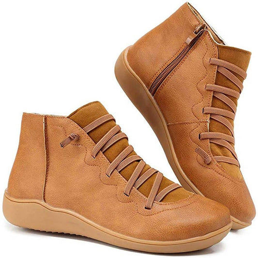 Afra – Stivali Stringati Vintage
