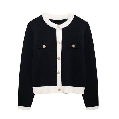 Vera - Cardigan Slim-Fit Chic Dorato