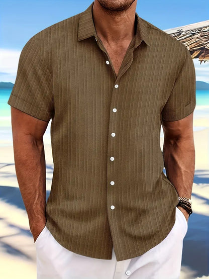 Troy - Camicia Classica con Bottoni