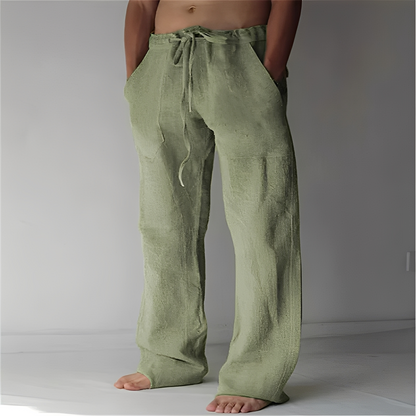 Arthur – Baggy pantaloni di lino per uomo