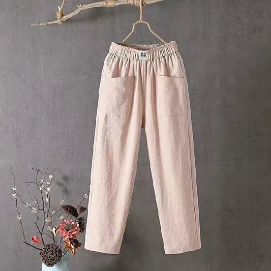 Trina - Pantaloni Larghi Comfort Casual