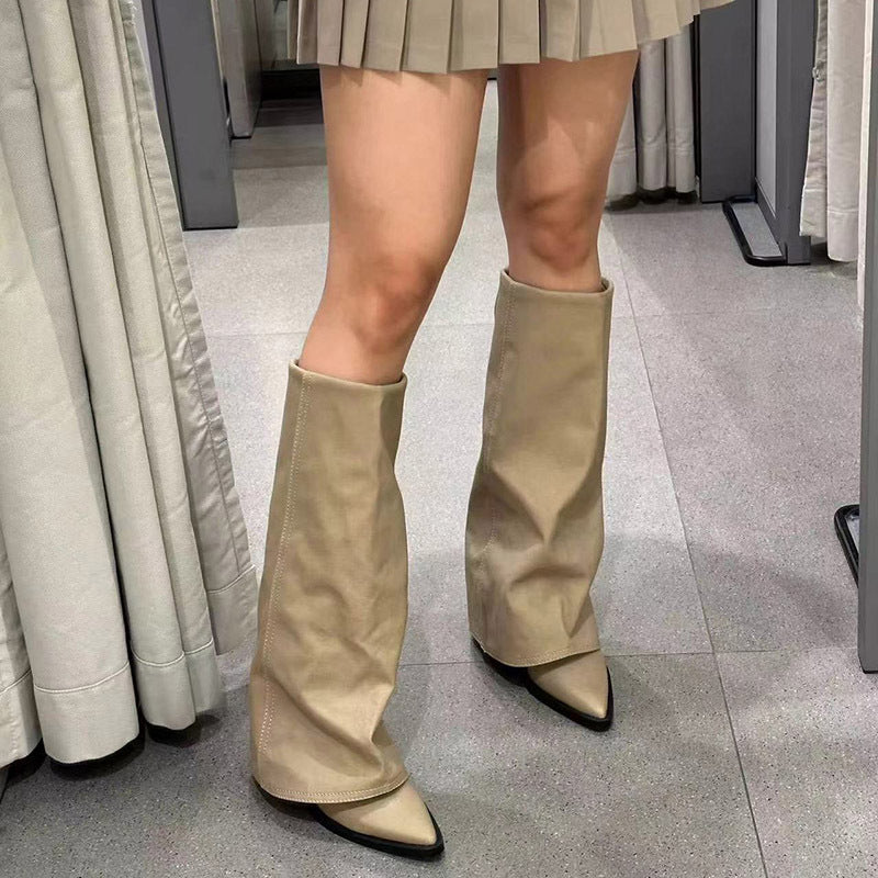 Velora - Stivali Eleganti con Tacco Larghetto