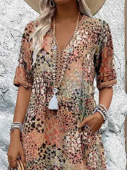 Caramina - Elegante Abito Midi Donna Morbido