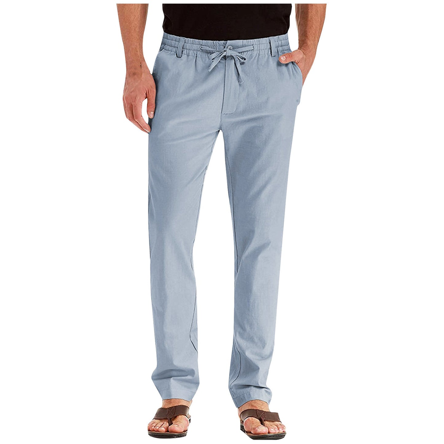 Harley - Pantaloni Estivi Uomo Comodi Basic