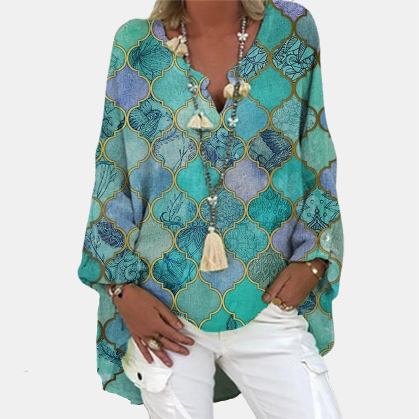 Mia – Elegante Blusa di Lino