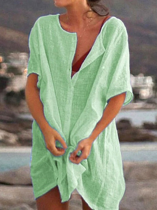 Evelyn - Abito Relaxed in Lino e Cotone