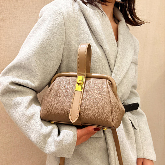 Ariel - Borsa a spalla con chiusura a lucchetto versatile
