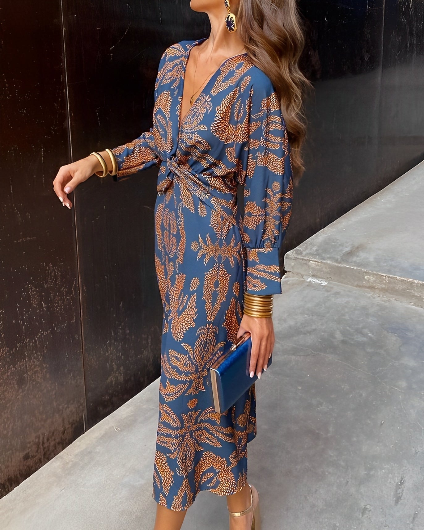 Thelma - Abito estivo elegante con scollo a V per donne