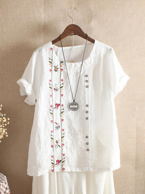Leanah - Camicia Corto Manica Luxe