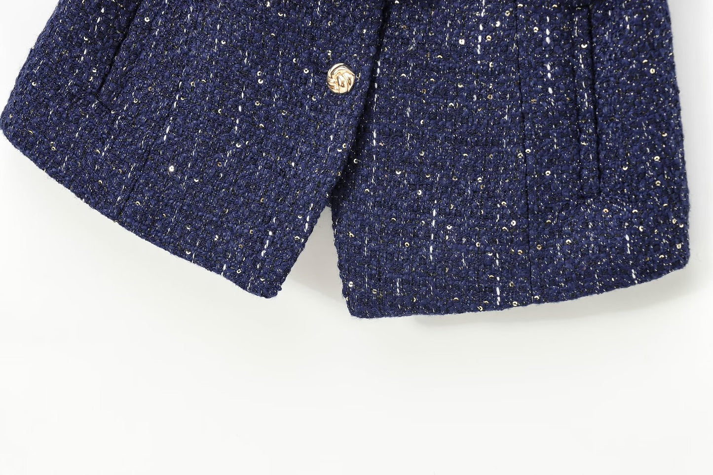 Daphne - Gilet Slim-Fit con Cintura Decorata di Perline
