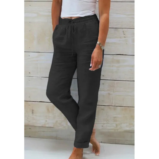 Stacey - Pantaloni in Lino Eleganti e Senza Sforzo