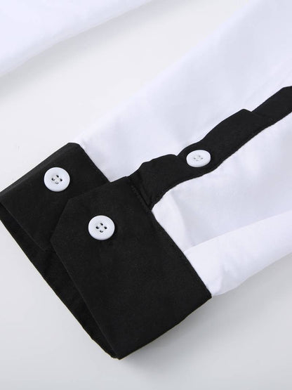 Tonie – Camicia Elegante con Contrasto dal Taglio Moderno