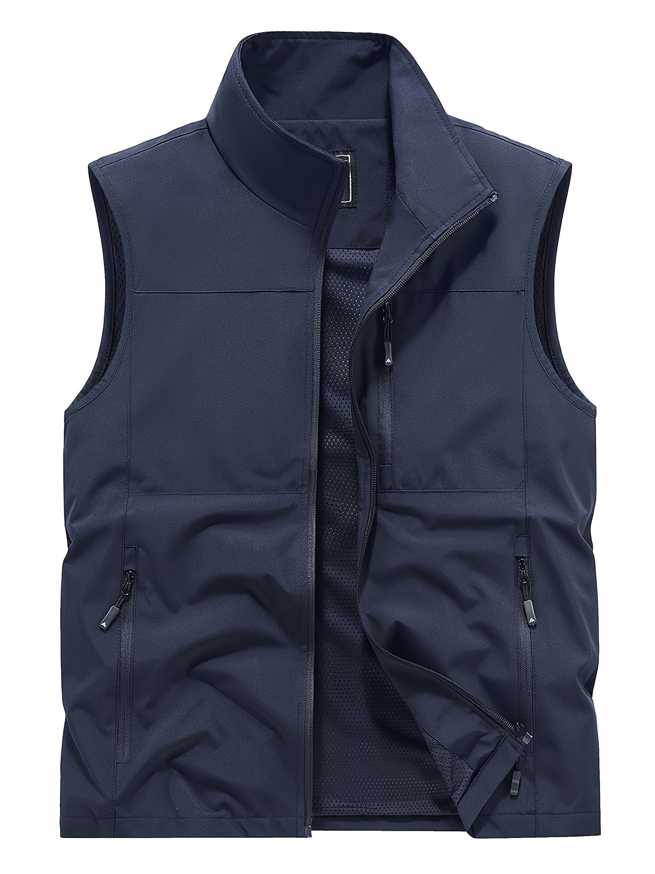 Enrico – Gilet con Tasche con Zip