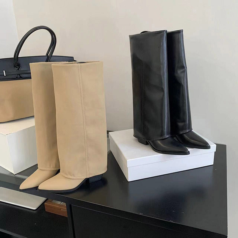 Velora - Stivali Eleganti con Tacco Larghetto