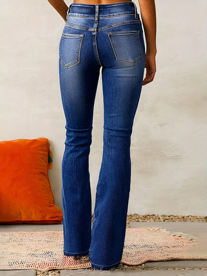 Neely - Jeans comodi a vita alta per donna
