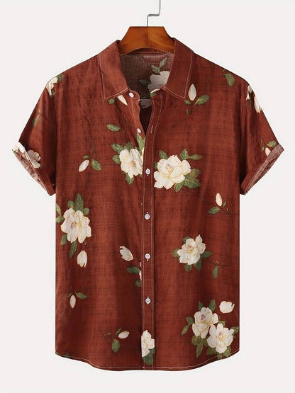 Kenneth - Camicia Casual a Maniche Corte con Stile Fresco