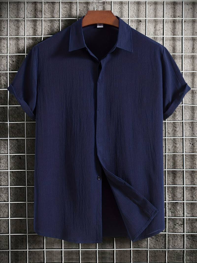 Joshua - Camicia a Maniche Corte Elegante e Senza Sforzo