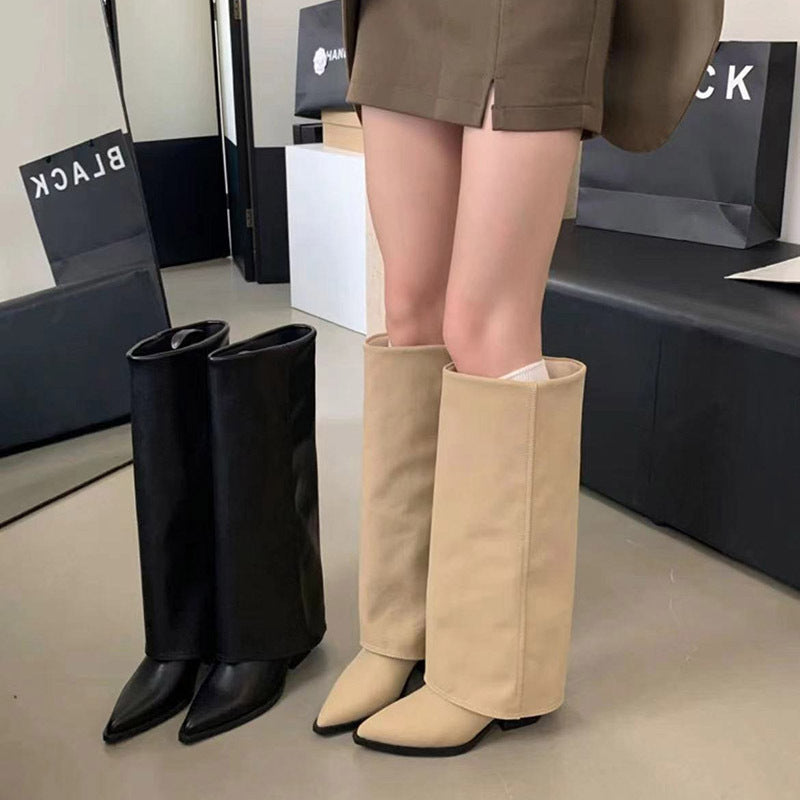 Velora - Stivali Eleganti con Tacco Larghetto