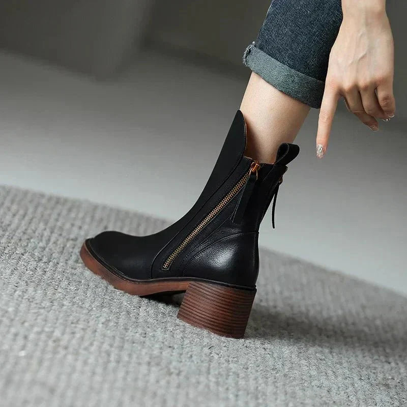 Gina - Stivaletti in Pelle Lusso