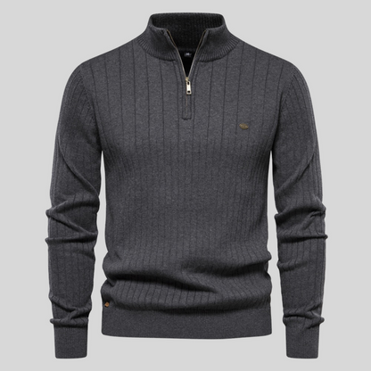 Arden – Maglione Classico con Cerniera