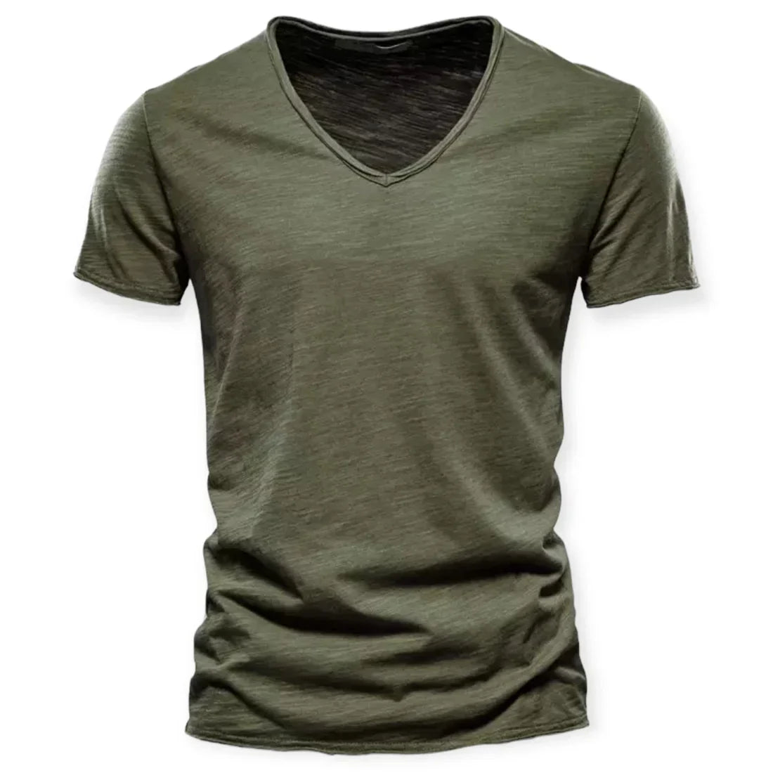 Archie - Comoda V-Neck Uomo Shirt Basic