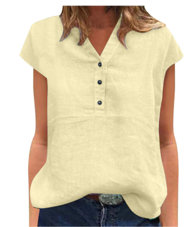 Natasha - Blusa Casual e Confortevole a Maniche Corte