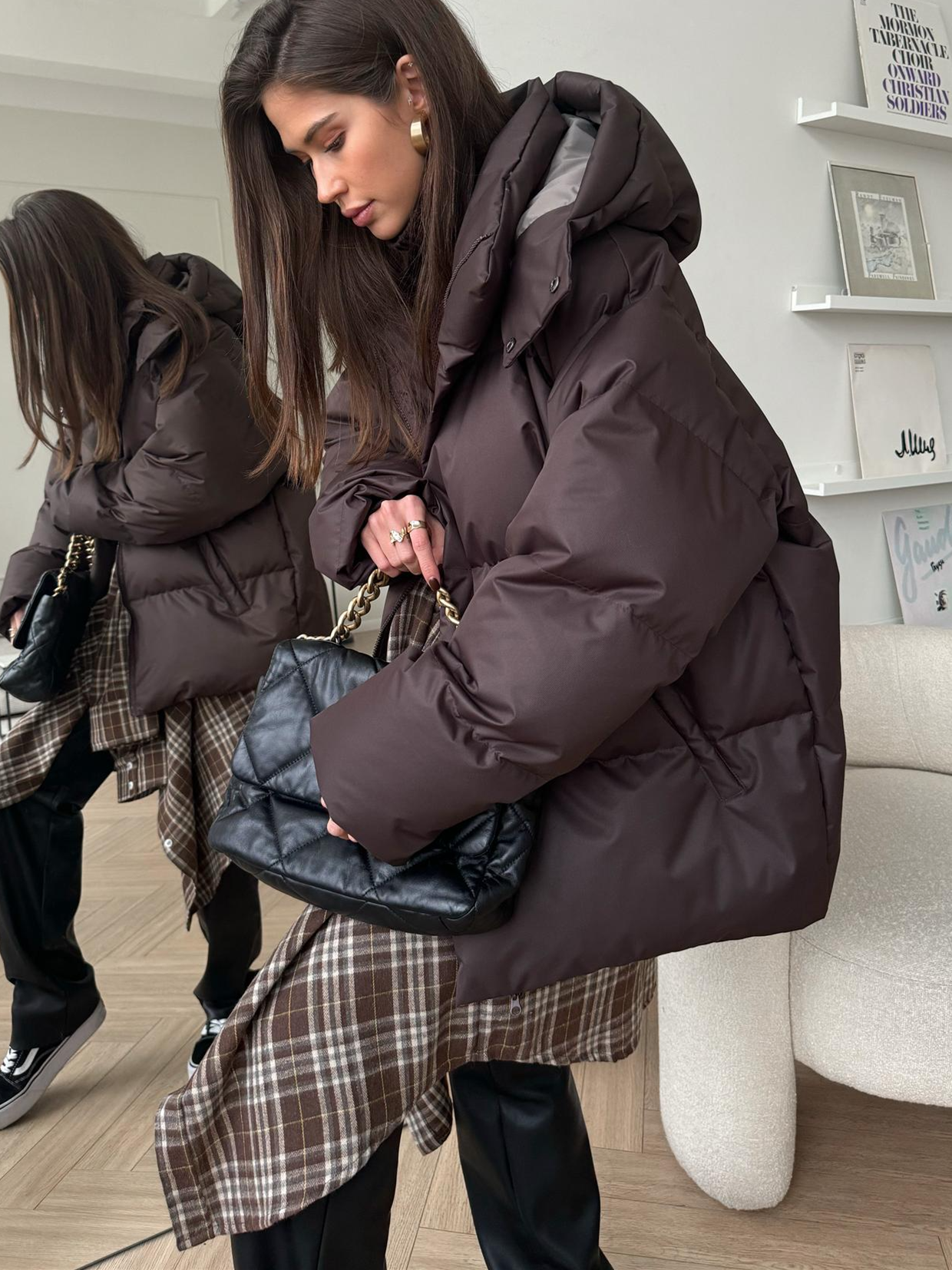 Natalia – Giacca Piumino con Cappuccio