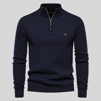 Arden – Maglione Classico con Cerniera