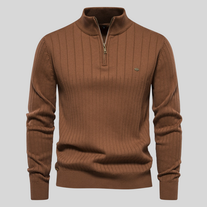 Arden – Maglione Classico con Cerniera