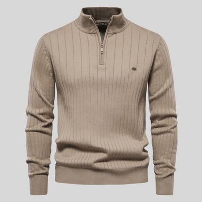Arden – Maglione Classico con Cerniera