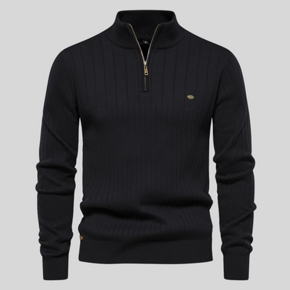 Arden – Maglione Classico con Cerniera