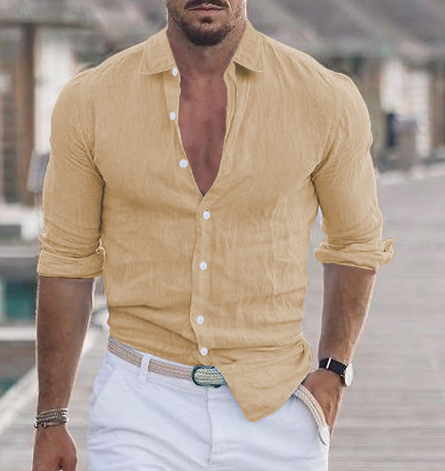 Camicia di lino – Eleganza estiva con una sensazione di leggerezza