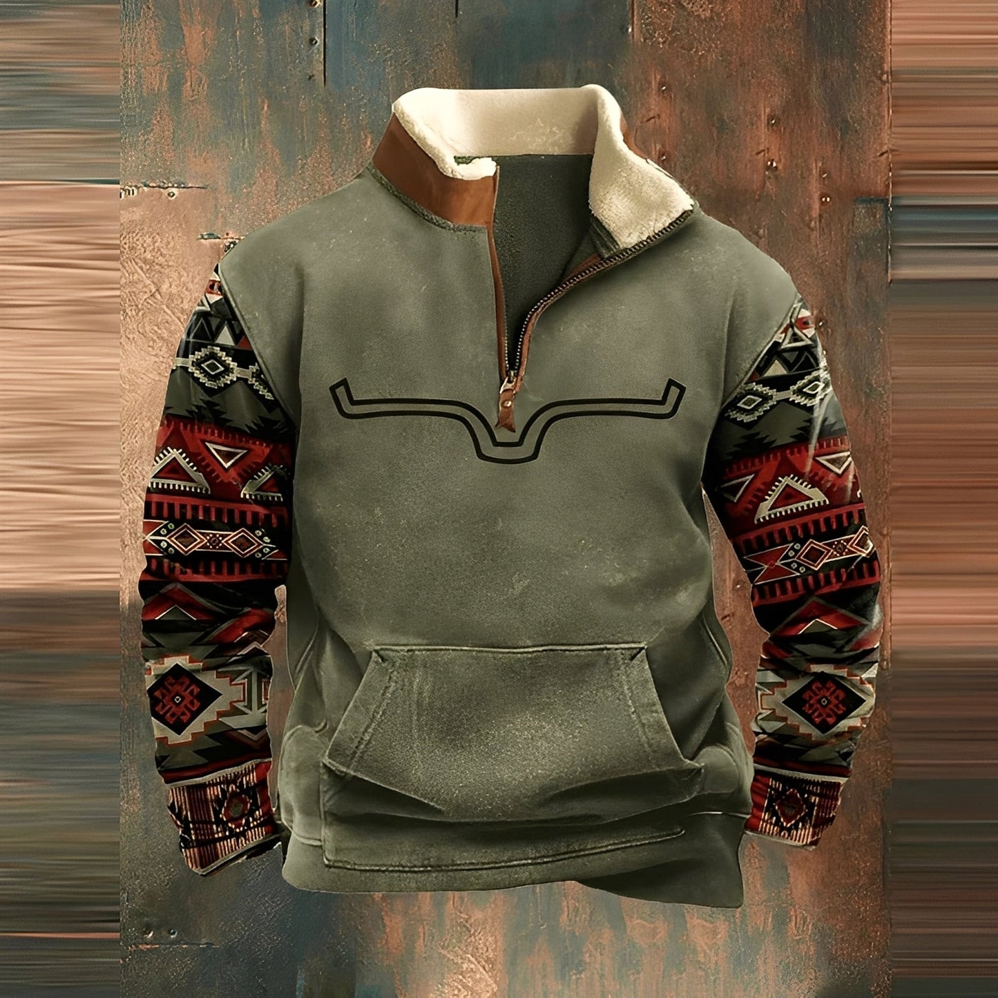 Kenton - Maglione da uomo elegante con zip
