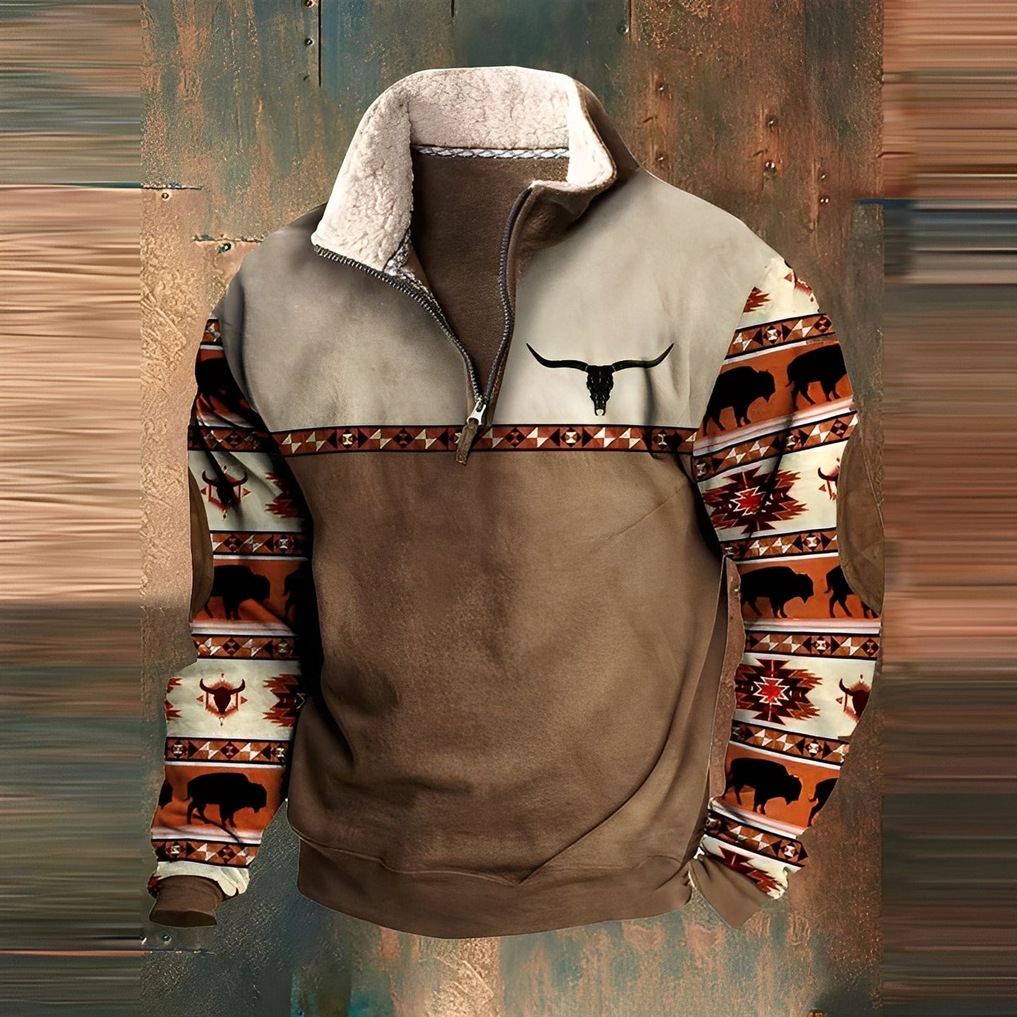 Kenton - Maglione da uomo elegante con zip