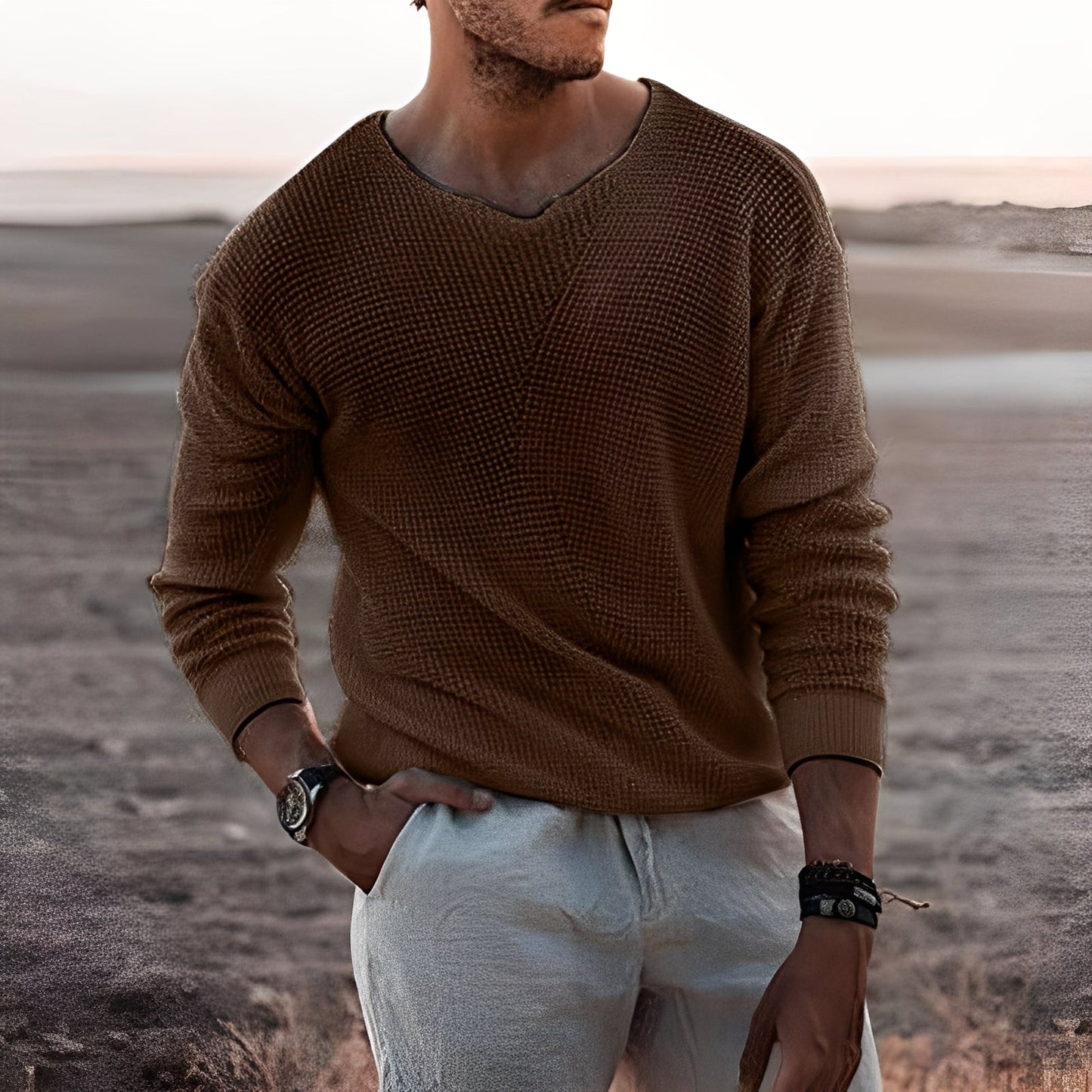 Carlton - Maglione caldo e casual da uomo