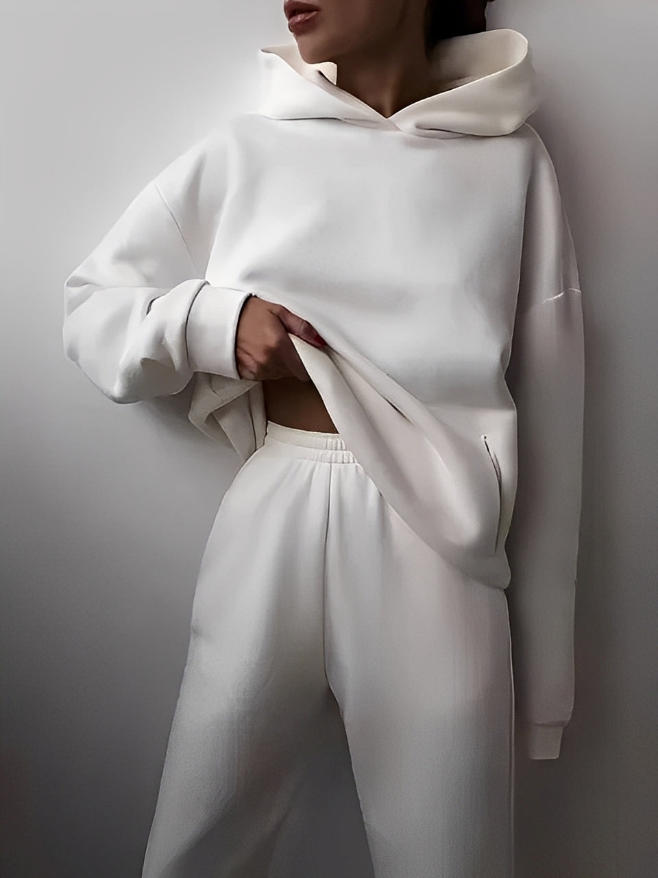 Adelia – Set Hoodie Unicolore