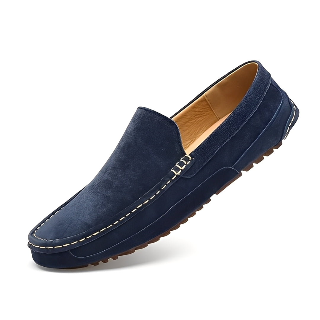 Cameron - Mocassini eleganti in camoscio casual per hommes