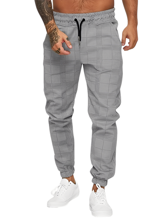 Colbert - Pantaloni a quadri comodi per uomo