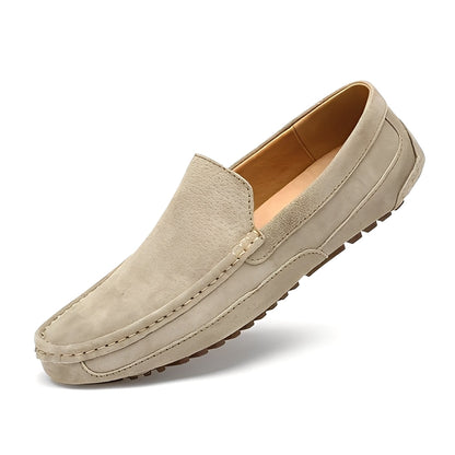 Cameron - Mocassini eleganti in camoscio casual per hommes