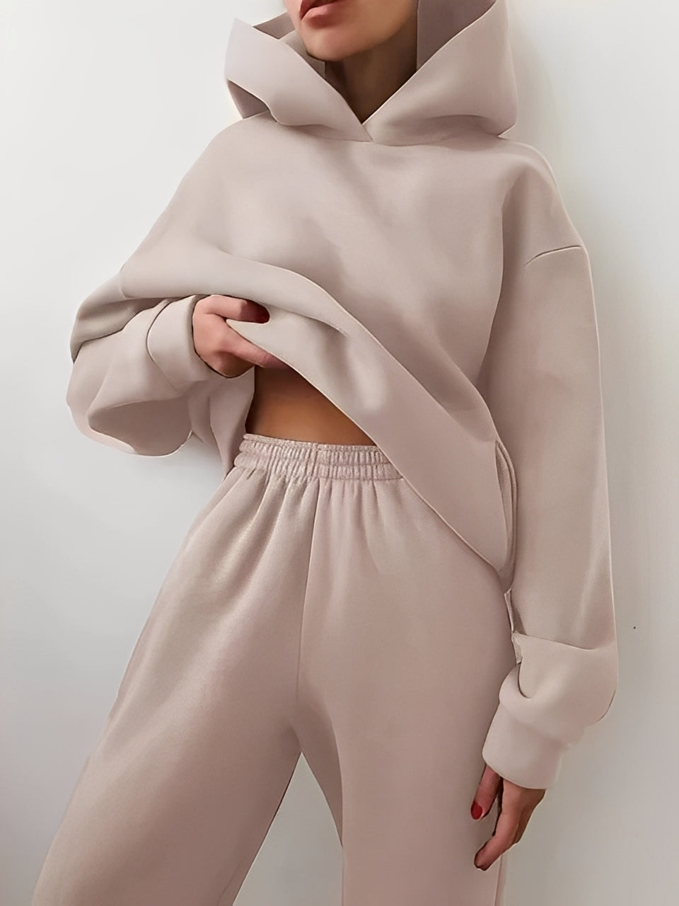 Adelia – Set Hoodie Unicolore