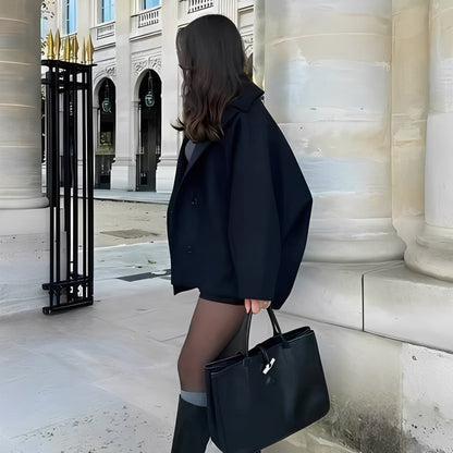 Rosalee - Cappotto corto elegante in lana per donna