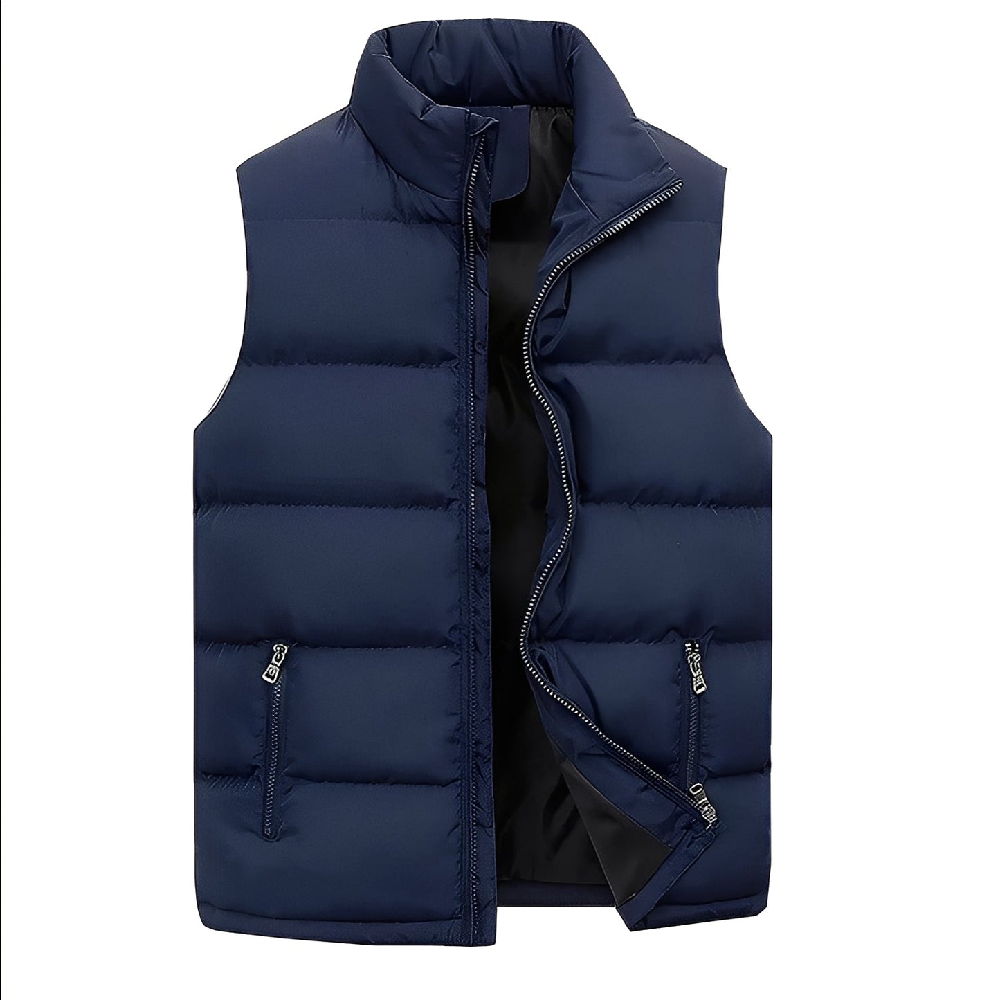 Darryl - Gilet imbottito casual con zip per uomini