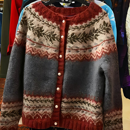 Nicola - Elegante cardigan etnico per donne