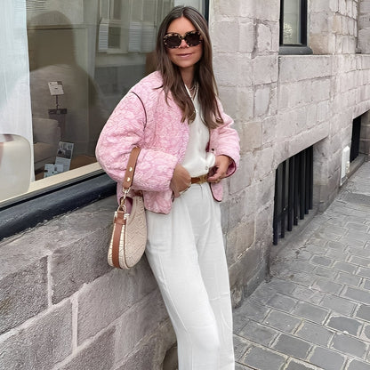 Katelyn - Giacca imbottita patchwork casual per donne