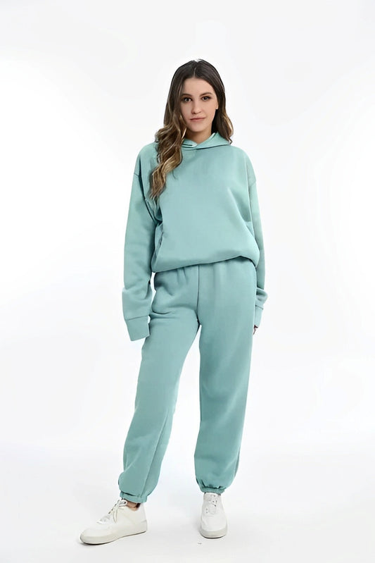 Nora – Donne Felpa con Cappuccio e Set di Pantaloni da Jogging