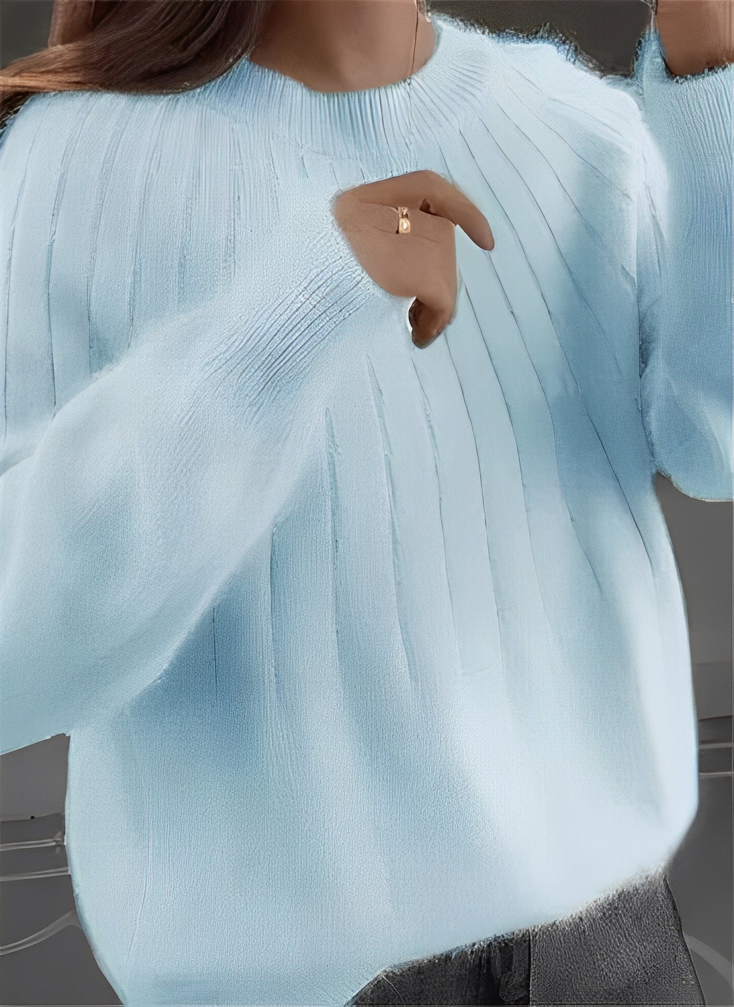 Cornelia - Maglione femminile in cashmere casual con taglio ampio