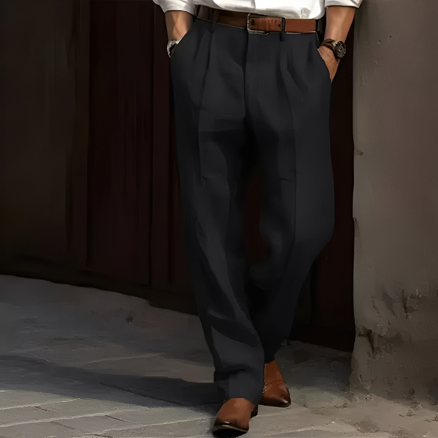 Lennart – Pantaloni da uomo flessibili con taglio elegante