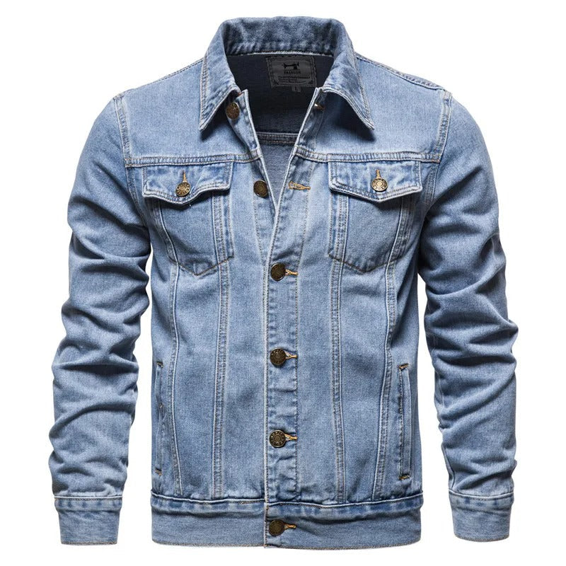 Winton - Giacca Trucker Classica in Denim per Uomo