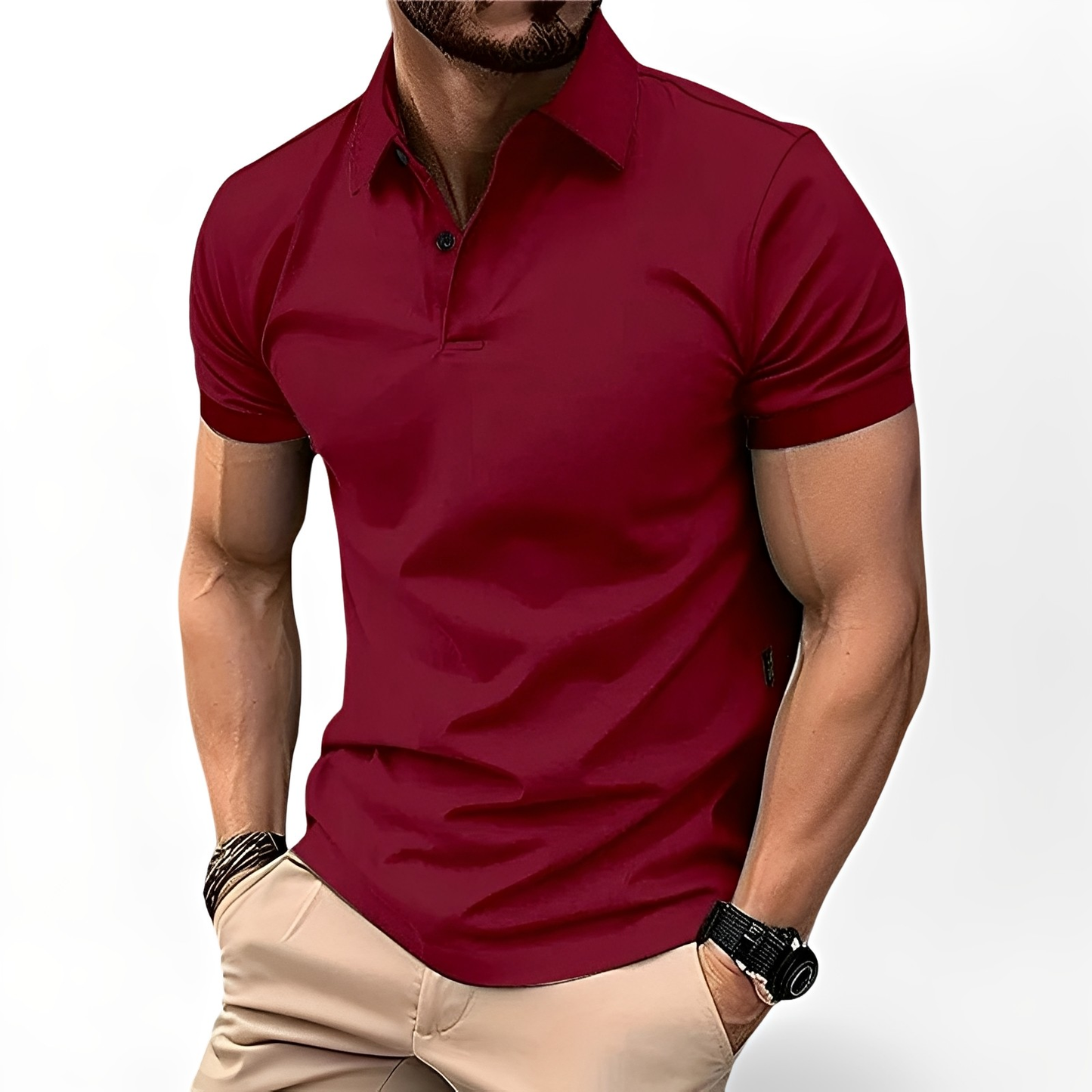 Deacon - Comoda polo a maniche corte per uomini